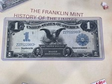 1899 Black Eagle Silver Certificate One Dollar Excellent Condition  picture