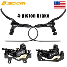 ZOOM HB876 4 Pistons Hydraulic Disc Brake Mountain Bike Front Rear IS/PM 160mm picture