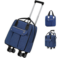 Rolling Underseat Carry On Luggage Wheeled Travel Backpack Bag Spinner Suitcase picture