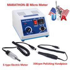 Dental Lab Marathon Electric Micromotor Polishing Unit / 35K rpm Motor Handpiece picture