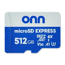 Onn 512GB MicroSDXC Express Card Gray Compatible with Nintendo Switch 2 and picture