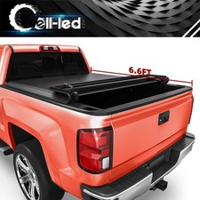 6.6ft 4-Fold Tonneau Cover for 2014-2018 Silverado Sierra 1500 15-19 2500/3500HD picture