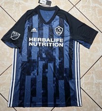 NWT Adidas 2018/19 LA Galaxy Blue Authentic Away Soccer MLS Jersey Mens Large picture