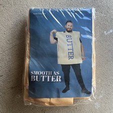 SMOOTH AS BUTTER Costume One Size Unisex Adult Body Suit Halloween Hauntlook picture