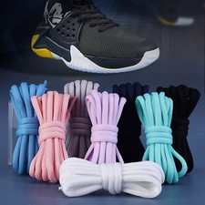 1 Pair Oval Shoe Laces Half Round Shoelaces for Sneakers Running Athletic Shoes picture