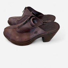 Born Women's Brown and Purple Clogs picture
