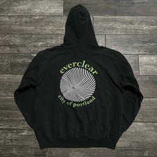 VTG 2003 TEAM EVERCLEAR BLACK PULLOVER HOODIE SWEATSHIRT BAND CONCERT PROMO XL picture