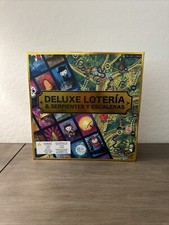 DELUXE LOTERIA AND SERPIENTES Y ESCALERAS TRADITIONAL MEXICAN FAMILY GAMES 2Pack picture