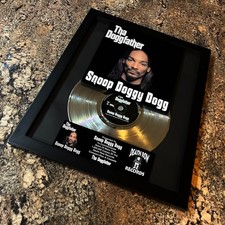 Snoop Doggy Dogg ( Tha Doggfather ) Platinum Music Award Vinyl LP Record CD picture