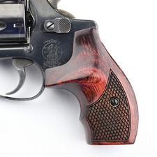 Altamont - S&W J Round Revolver Grips - Boot - Real Wood Gun Grips fit Smith ... picture