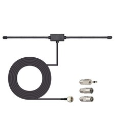 Bingfu FM Radio Dipole Antenna for Stereo Receiver Indoor Pioneer Onkyo Black picture