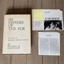 In Defense of the Fox Book by Richard H Cantillon Very Rare HTF EUC picture
