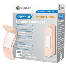 Hysimedy Silicone Bandages for Sensitive Skin 0.75x3 Inch 3/4