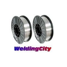 WeldingCity 2-pk Gasless Flux-Core MIG Welding Wire E71T-11 .035 10-lb US Seller picture
