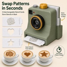 3D Latte Art Coffee Printer & Chocolate Foam Decorator Machine Handheld Tool picture