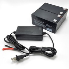 Batteries and Charger Combo for Bruno Elan SRE-3000 3050 replace OEM-2401(B) picture