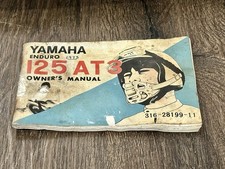 ‘73 Yamaha Enduro 125 AT3 Owner’s Manual OEM Factory Operator Guide LIT116231601 picture