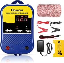 3.5 Miles Electric Fence Charger,2J Electric Fence Energizer for Livestock picture