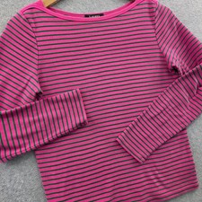 VINTAGE Whimsy Cottagecore LAUREN Ralph Lauren Shirt Womens S Mall Girl Pink picture