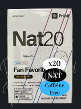 Pruvit Ketones NAT20 Variety 20 pk Caffeine Free 2027 NEW SEALED IN BOX picture