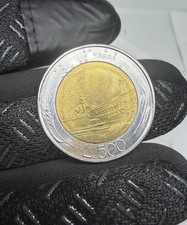 Italy 500 Lire Coin 1983-1989 Bimetallic Random Year Italian Republic VF-AU Cond picture
