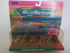 Micro Machines Classic Cruisin’ Boats #2 1992 Galoob Vintage New Sealed NIP picture