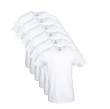 George Men's ultra soft Crew Neck T-shirts , 6-Pack Size FROM S To 3XL picture