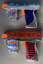 2005 SRM Space Laser Blaster Toy Gun Pistol Lights & Sounds Lot Of 2 *READ picture