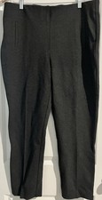 NEW Chico's Gray So Slimming Juliet Slim Leg Pants Ponte Knit Office Sz 14 picture