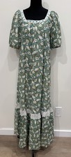 Vtg 70s Malihini Hawaii Liberty House Prairie Muumuu Maxi Dress Cottagecore picture