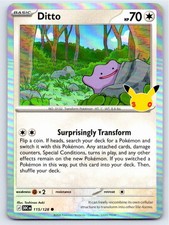 2026 POKEMON ME: 30TH CELEBRATION DITTO 115/128 HOLO C NM A101961 FREE S&H picture