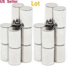 10-50Pc N52 Super Strong Round Disc Cylinder Magnet 10x15mm Rare Earth Neodymium picture