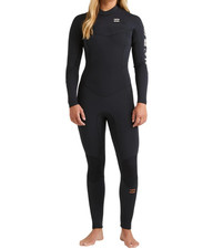 Billabong Synergy Natural 4/3mm Chest Zip Womens S Night Fall NEW ABJW100209 picture