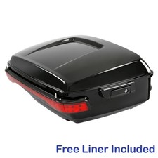 King Trunk With LED Tail Light Fit For Harley Touring FLTR 14-25 picture