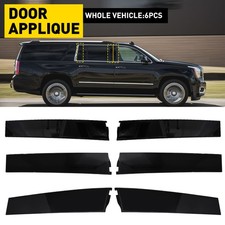 For 2015-2020 Chevy Tahoe GMC Yukon Suburban RH & LH Door Applique B Pillar Trim picture