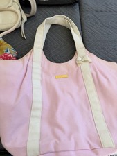 Juicy Couture Pink Canvas Tote Bag with Bow picture