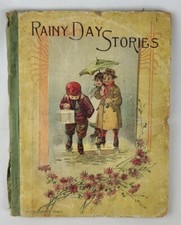 RARE Antique 1890's Victorian Children's Book Rainy Day Stories Little Mariner picture