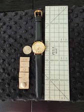 Item #GW2 Vintage Girard Perregaux Gyromatic 39 Jewels 14K Gold Watch with 9in picture