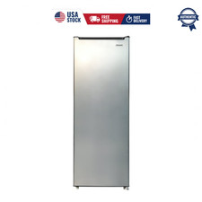 Frigidaire 6.5 Cu Ft Garage Ready Upright Freezer Platinum Silver picture