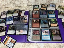 MTG Magic The Gathering Binder Of Cards - Vintage To Modern W/Rare+Foils+ Xtras picture