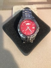 Authentic Fossil 2006 Arkansas Razorbacks Mens Watch/Original Tin-Needs Battery picture