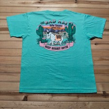 Vintage 90s Bad Ass Coffee Company Kona Scottsdale Arizona T-Shirt USA - Large picture