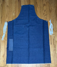 NOS Vintage 1950s Selvedge Denim Mechanic Industrial Apron Workwear Jeans picture