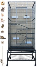 X-Large 5-Floor Critter Bite-Proof Cage For Rats Ferret Chinchilla Mice Squirrel picture