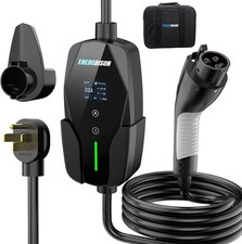 Level 2 EV Charger, 32A/7KW Electric Vehicle Portable Charger with 25FT Cable, H picture