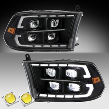 For 09-18 Dodge Ram 1500 10-18 2500 3500 FULL LED Non-Projector Headlights LH&RH picture