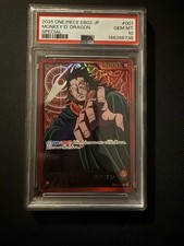 2025 ONE PIECE EB02 JAPANESE SPECIAL #001 MONKEY D. DRAGON PSA 10 picture