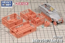 1/72 Heavy Hobby WWII German Sdkfz.251/7 Ausf.D and If.8 #PK-72001 picture