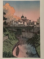 Japanese Ukiyoe, Shin-Hanga, Woodblock print, Noel Nouet, 