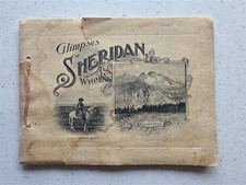 Sheriden Wyoming, Antique 1902 Book Portfolio of Photographs, 19 Photogravures picture